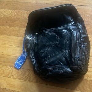 Seville genuine black leather bag for men.